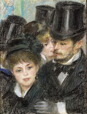 Pierre-Auguste Renoir Young people in the street France oil painting art